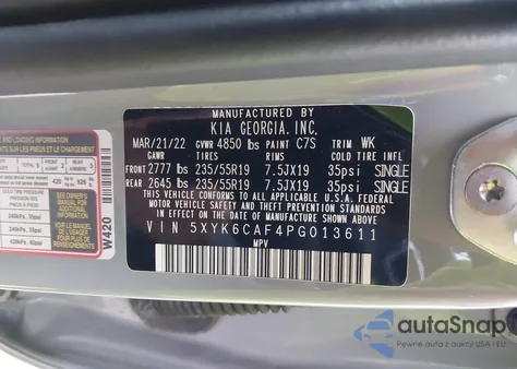 2023 Kia Sportage X-Line from USA, damaged, VIN 5XYK6CAF4PG013611